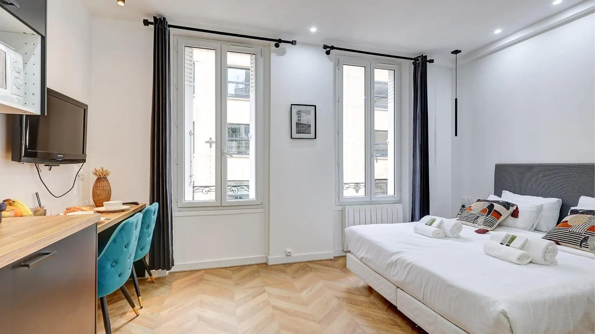 Charmant Logement Renove Proche Des Champs With Ac Paříž 0*,